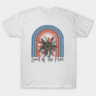 Boho 4th of July independence day USA patriotic memorial day T-Shirt Independence Day T-Shirt T-Shirt